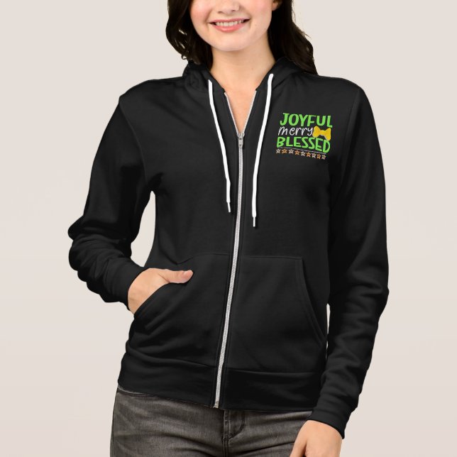Joyful Merry Blessed-81053 Hoodie (Front)