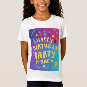 Joyful Moments, Colourful Confetti: Happy Birthday T-Shirt