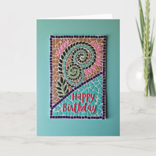 Joyful Mosaic Birthday Card