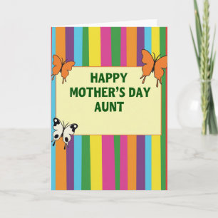 Joyful Mothers Day Aunt Card