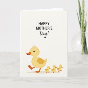 Joyful Mothers Day Duck Card