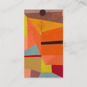 Joyful Mountain Landscape 1929 by Paul Klee Business Card