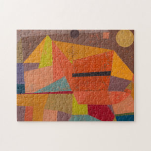 Joyful Mountain Landscape by Paul Klee Jigsaw Puzzle