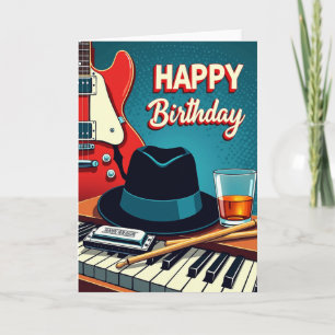 Joyful Musical Guitar Card