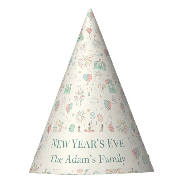 Joyful New Year’s Eve Party 2026   Party Hat (Front)