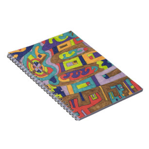 "Joyful Noise" Abstract Art Notebook