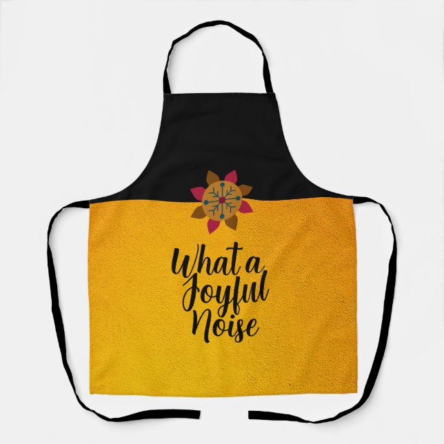 Joyful noise  apron (Front)