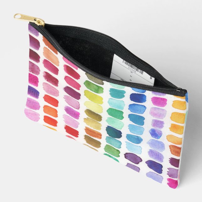 Joyful Palette of Colours - Summer Accessory Pouch (Open)