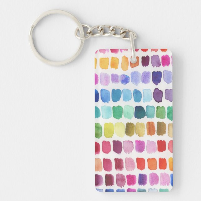 Joyful Palette of Colours - Summer Key Ring (Front)