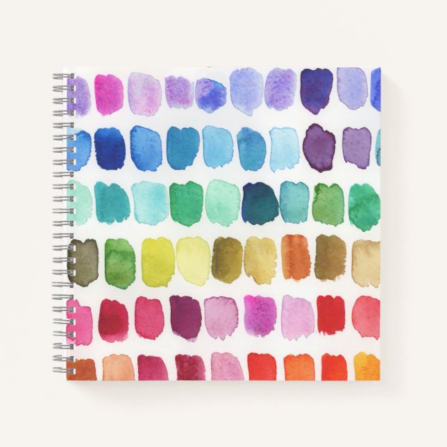 Joyful Palette of Colours - Summer Notebook (Front)