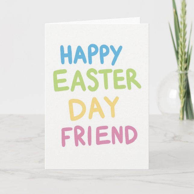 Joyful Pastel Season Greetings Card (Front)