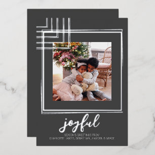 Joyful Photo Christmas Holiday Season