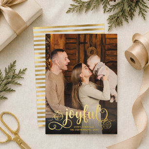 Joyful Photo Hand-Drawn Ornaments Christmas