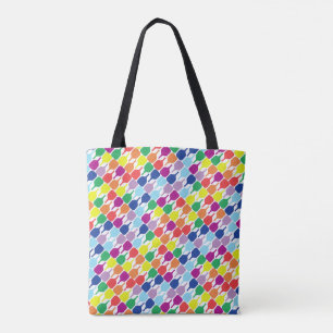 Joyful pickleball paddles 💚❤️💛💙  tote bag