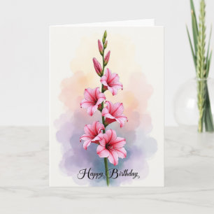 Joyful Pink Bloom Card