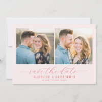 Joyful Pink Romantic Photo Collage