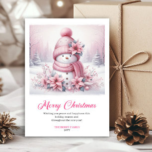 Joyful Pinkmas Download Festive Scene Christmas Holiday Card