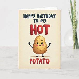 Joyful Potato Birthday Card