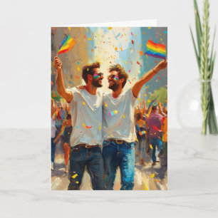 Joyful Pride Parade Celebration Card