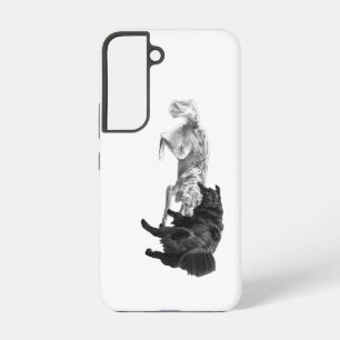 Joyful Pugs, Shaded Device Samsung Galaxy Case