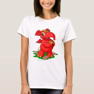 Joyful red Elephante in Shenkuu T-Shirt