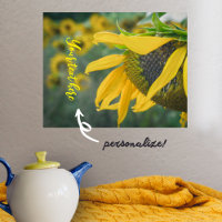 Joyful rustic sunflower