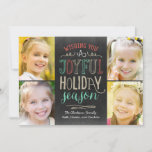 Joyful Season Holiday Photo Card<br><div class="desc">Celebrate the season with this modern and stylish holiday card from Berry Berry Sweet. Visit WWW.BERRYBERRYSWEET.COM for more of our stylish holiday collections.</div>