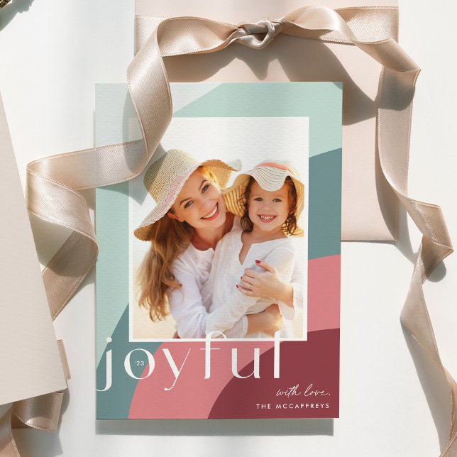 Joyful Shades | Vertical Photo Holiday Card (Creator Uploaded)