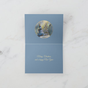 Joyful Snowman 4 x 5.6" Thank You Card
