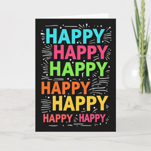 Joyful Spectrum Birthday Card