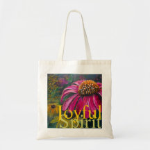 Joyful Spirit Coneflower book bag