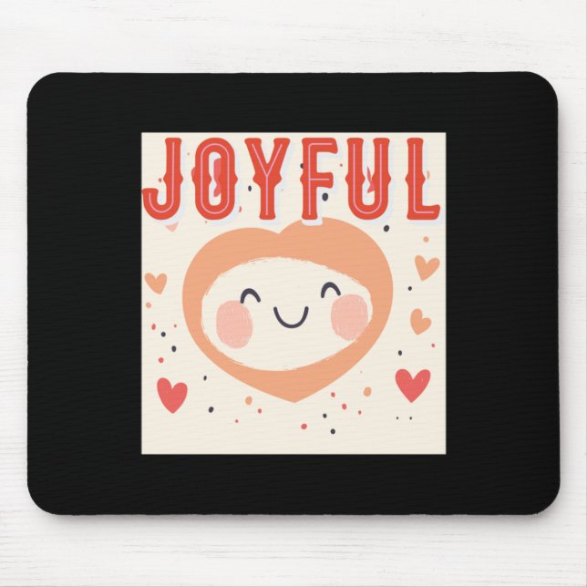 Joyful Spirit With A Kind Heart  Mouse Pad (Front)