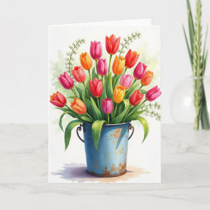 Joyful Spring Floral Card