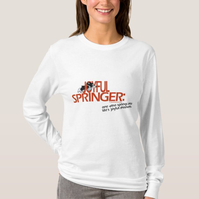 Joyful Springer Defined T-Shirt (Front)