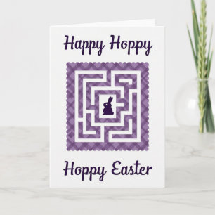 Joyful Springtime Maze Card