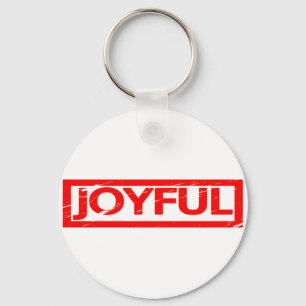 Joyful Stamp Key Ring