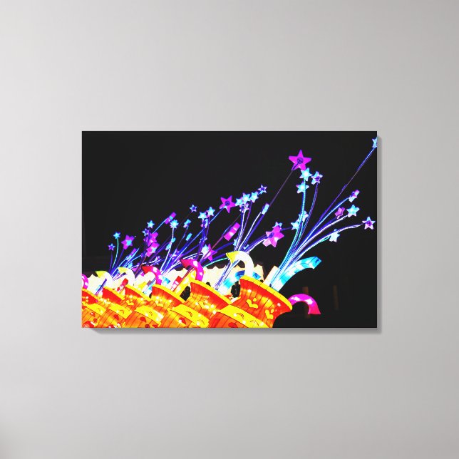 Joyful Starry Bursts  Canvas Print (Front)