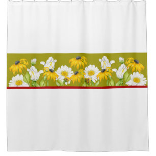 Joyful Summer on a Shower Curtain