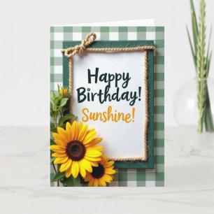 Joyful Sunshine Rope Card