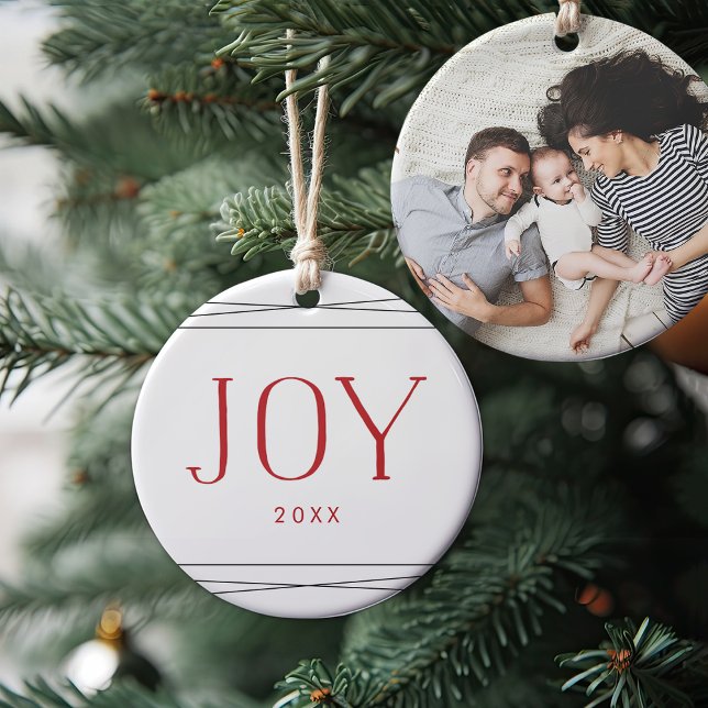 Joyful Symmetry | Double-Sided Photo Ceramic Tree Decoration (Creator Uploaded)