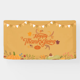  "Joyful Thanksgiving Celebration Banner - Festive