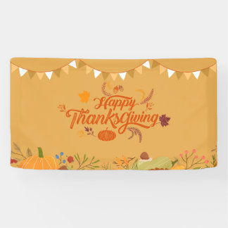  "Joyful Thanksgiving Celebration Banner - Festive