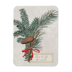 Joyful Tidings   Peace To All The World Magnet