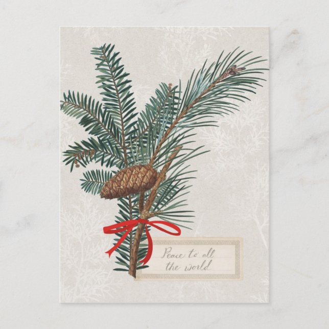 Joyful Tidings | Peace To All The World Postcard (Front)