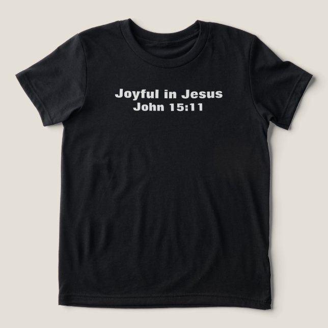 Joyful Tri-Blend Shirt (Design Front)