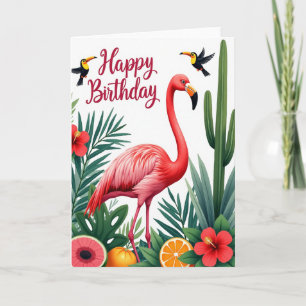 Joyful Tropical Bird Card