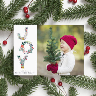 Joyful Type Holiday Photo Card