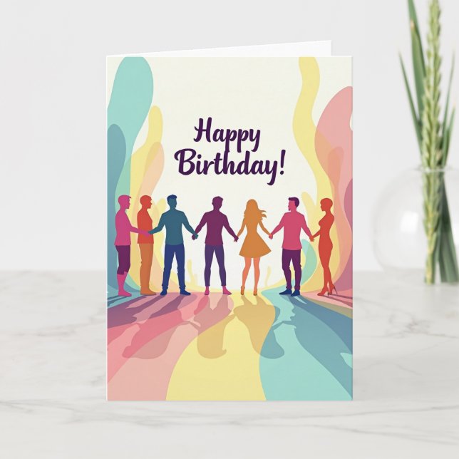 Joyful Unity Birthday Card (Front)