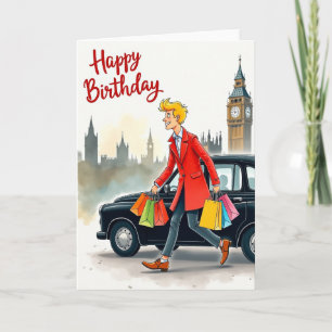 Joyful Urban Shopping Card