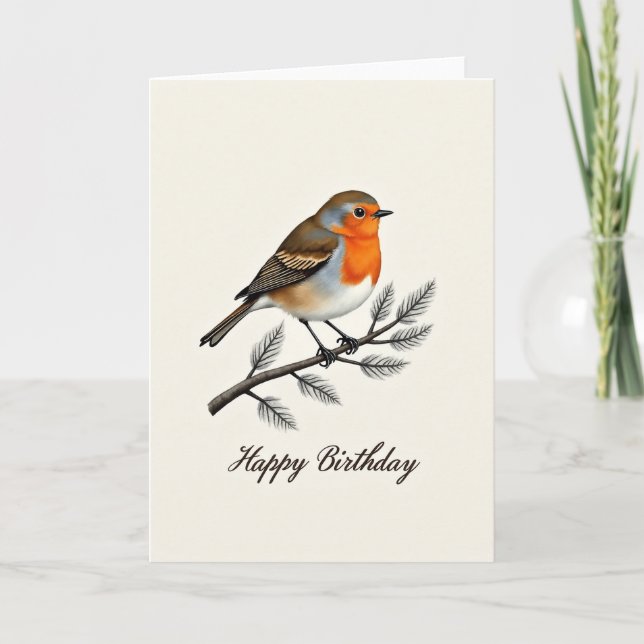 Joyful Vibrant Bird Card (Front)